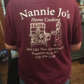 Nannie jo's - the back of a woman's t - shirt - American Near Me - Fountain Run, Kentucky Nannie jo's - the back of a woman's t - shirt - American Near Me - Fountain Run, Kentucky