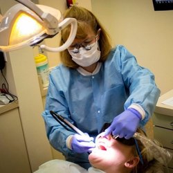 Ridgeview Dental - Dental hygienist at work at Ridgeview Dental