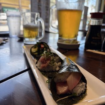Kanpai - Hamachi, Negi Toro Roll, Vegetable Roll - Sushi Bars Near Me - Santa Monica, California