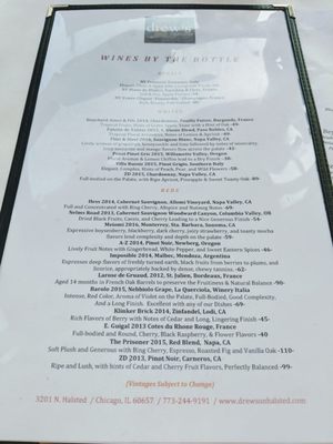 Menu photo 6 Drew's on Halsted Chicago, IL Menu photo 6 Drew's on Halsted Chicago, IL
