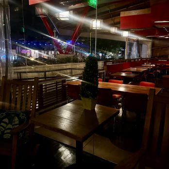 Connie & Ted's - Rocking chairs in the waiting area - Seafood Near Me - West Hollywood, California
