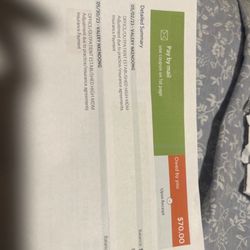 Desert Bolt Behavioral - This is a photo of my statement showing billing to me on a day that I didn't have an appointment, yet charged and billed my insurance.