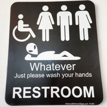 PIE.ZAA - Bathroom Sign - Pizza Near Me - Asheville, North Carolina PIE.ZAA - Bathroom Sign - Pizza Near Me - Asheville, North Carolina