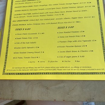 Full Bloom Vegan - The menu - Vegan Near Me - Miami Beach, Florida Full Bloom Vegan - The menu - Vegan Near Me - Miami Beach, Florida