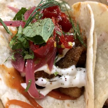 Taco Bamba - Fauda Fried Chicken taco - Tacos Near Me - Rockville, Maryland