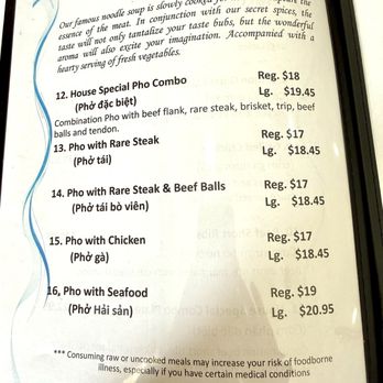 Ocean Pho - Noodles Soup menu - Vietnamese Near Me - Honolulu, Hawaii