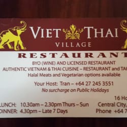 Viet Thai Village - Business card