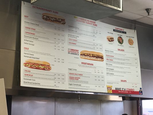 Menu photo 2 Capriotti's Sandwich Shop Henderson, NV Menu photo 2 Capriotti's Sandwich Shop Henderson, NV