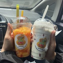 Magonado & Fresas con crema. Ate some of before taking this photo. Lol