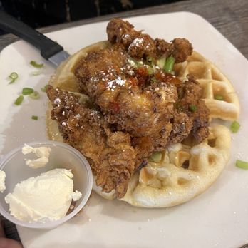 Berry Fresh Cafe - Red pepper jelly chicken and waffles - Breakfast & Brunch Near Me - Palm Beach Gardens, Florida