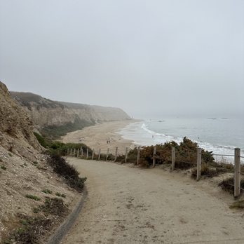 Crystal Cove State Park - trail downhill toward beach - Parks Near Me - Laguna Beach, California