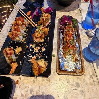 Sushi Times - Rock n roll, golden cadillac, and monster roll - Sushi Bars Near Me - Riverside, California Sushi Times - Rock n roll, golden cadillac, and monster roll - Sushi Bars Near Me - Riverside, California