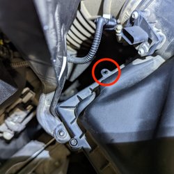 Mission Auto Service - One screw is missing on air filter housing