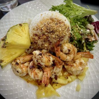 Satomi - Hawaiian Garlic Shrimp Plate - Japanese Near Me - Tracy, California