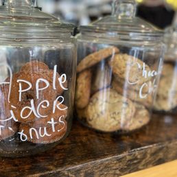 a display of cookies
