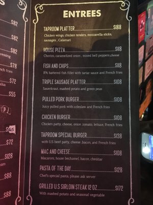 Menu photo 5 Kowloon Taproom Hong Kong, HK