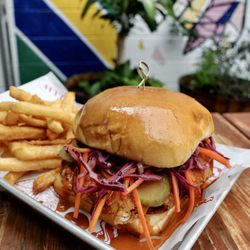 LadyBird Beer Garden - Fried Chicken Sando