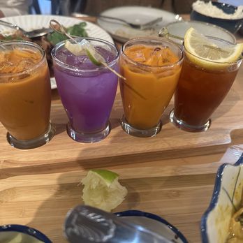 Manon - Drink flight!! All of the drinks were sooo good and sweet! - Thai Near Me - Fullerton, California