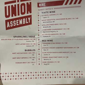 Union Assembly - Drink menu - New American Near Me - Detroit, Michigan Union Assembly - Drink menu - New American Near Me - Detroit, Michigan