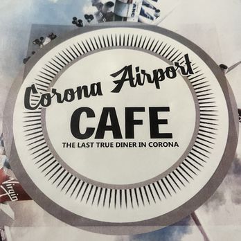 Corona Airport Cafe - Menu cover - American Near Me - Corona, California