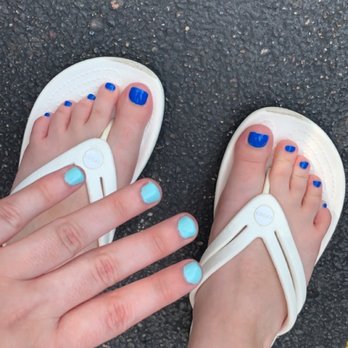 Ruby Nails and Day Spa - My mani/pedi results - Nail Salons Near Me - Grandville, Michigan