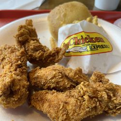Chicken Express - Spicy tender meal.