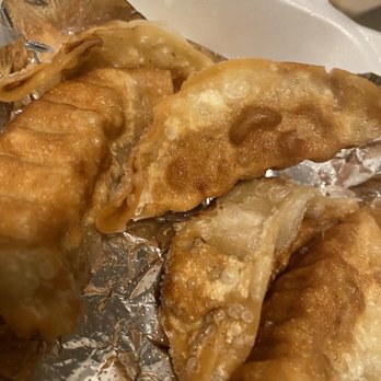 Fumi Sushi Restaurant - fried dumplings in a styrofoam container - Japanese Near Me - Modesto, California Fumi Sushi Restaurant - fried dumplings in a styrofoam container - Japanese Near Me - Modesto, California