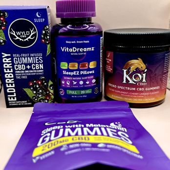 The CBD Store - Sleep Gummies -
Wyld: CBD+CBN
Koi: CBD+Meletonin
VitaDreamz: CBD+Meletonin
CBDfx: CBD+Meletonin - Vitamins & Supplements Near Me - Loveland, Colorado The CBD Store - Sleep Gummies -
Wyld: CBD+CBN
Koi: CBD+Meletonin
VitaDreamz: CBD+Meletonin
CBDfx: CBD+Meletonin - Vitamins & Supplements Near Me - Loveland, Colorado