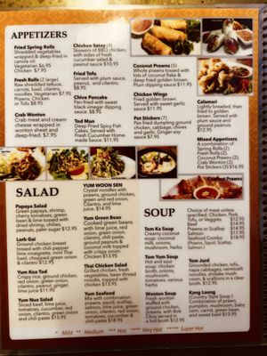 Menu photo 5 Thian Thai Restaurant Bonney Lake, WA