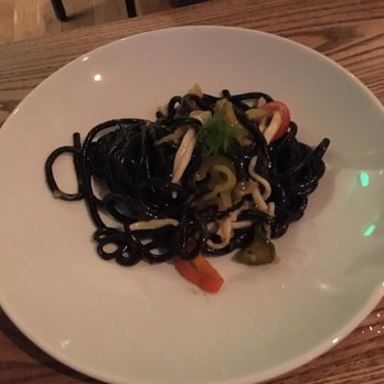 Porto - Squid Ink Bucatini - Seafood Near Me - Boston, Massachusetts Porto - Squid Ink Bucatini - Seafood Near Me - Boston, Massachusetts