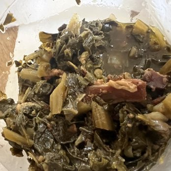 Drumstik Bar-B-Q - Greens with smoked pork - Barbeque Near Me - Bridgeport, Connecticut Drumstik Bar-B-Q - Greens with smoked pork - Barbeque Near Me - Bridgeport, Connecticut