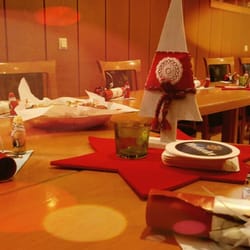 Schaefers Restaurant - Unsere Kegelbahn weihnachtlich eingedeckt
