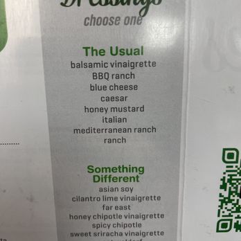 Simply Salad - Dressing menu - Salad Near Me - Cerritos, California Simply Salad - Dressing menu - Salad Near Me - Cerritos, California