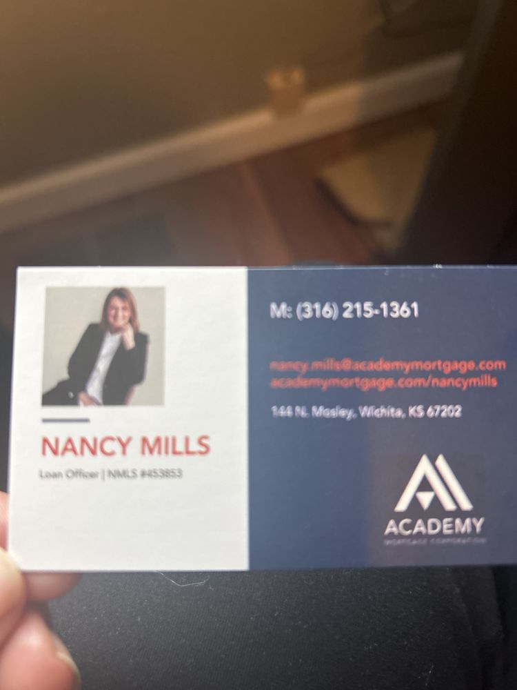 NANCY MILLS ACADEMY MORTGAGE 114 N Mosley St., Wichita, Kansas