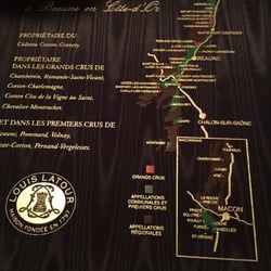The Publican Pub - La couverture intérieure de la carte des vins