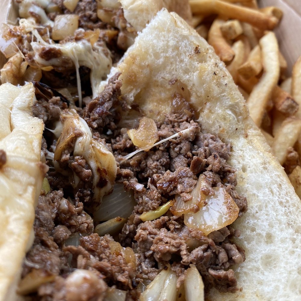 Tono Pizzeria + Cheesesteaks - South Philly- good flavor and served on a soft roll! Very tasty!! - Pizza Near Me - Coon Rapids, Minnesota