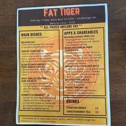 Fat Tiger Korean BBQ & More