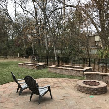 Wise Cut Landscaping - a patio with a fire pit - Landscaping Near Me - Kannapolis, North Carolina Wise Cut Landscaping - a patio with a fire pit - Landscaping Near Me - Kannapolis, North Carolina