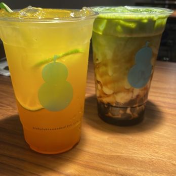 Little Uluh - Passion fruit lime tea & match boba latte - Coffee & Tea Near Me - New York, New York Little Uluh - Passion fruit lime tea & match boba latte - Coffee & Tea Near Me - New York, New York