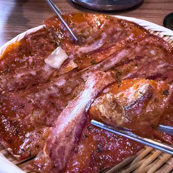 San Ho Won - Kimchi and Bacon Pancake - Korean Near Me - San Francisco, California San Ho Won - Kimchi and Bacon Pancake - Korean Near Me - San Francisco, California