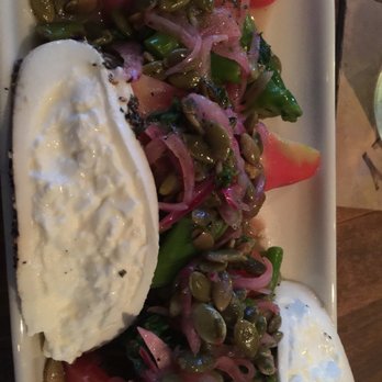 Whiskey Cake - Tomato w/ burrata salad - New American Near Me - Plano, Texas Whiskey Cake - Tomato w/ burrata salad - New American Near Me - Plano, Texas