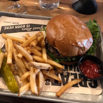 Great Divide Brewhouse and Kitchen - Lamb burger - Brewpubs Near Me - Denver, Colorado