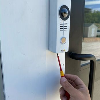 Contrivance Electrical - Security at every access point. Knowing who is outside your building is piece of mind for all. - Electricians Near Me - Wolfeboro, New Hampshire