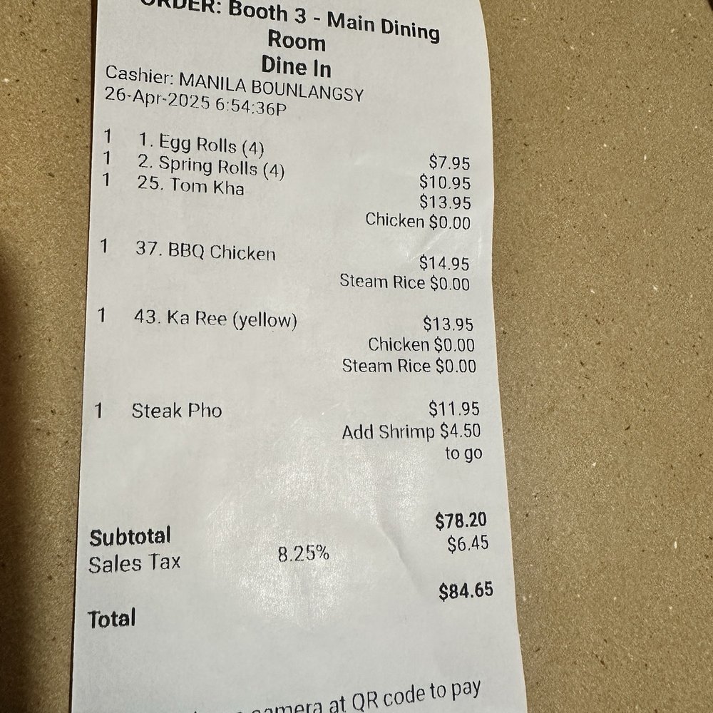 Coconut Cafe - Laotian Near Me - Merced, California