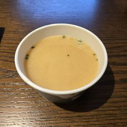 Sushi-Ko Bainbridge - Their Miso soup. It looks plain to the eye, but tasty on the tongue.