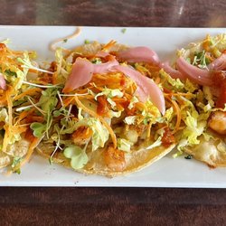 a'Bravo Bistro & Wine Bar - Blackened Shrimp Taco Lunch Plate