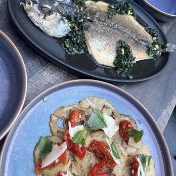 Radicato - Branzino, eggplant - Italian Near Me - Breckenridge, Colorado Radicato - Branzino, eggplant - Italian Near Me - Breckenridge, Colorado