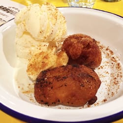 Julie's Street Kitchen - Salted banana fritter balls desert