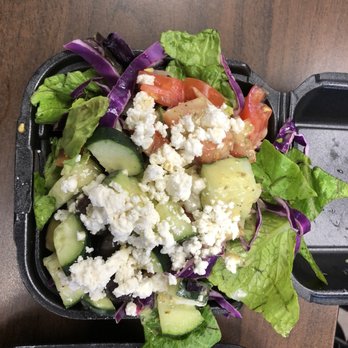 Pita King - Salad with chicken kabob plate - Greek Near Me - Escondido, California