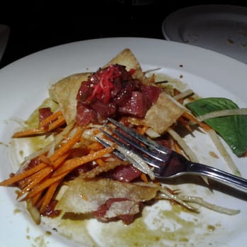 Yard House - Hawaiian Poké Stack! One of my favorites!!! - Bars Near Me - Long Beach, California
